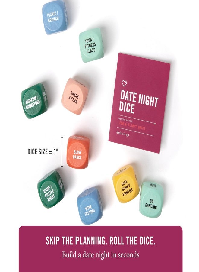 Two Tumbleweeds Date Night Dice by Two Tumbleweeds: Couples Date Idea Generator - Fun Relationship Game for Partners, Romantic Gift for Anniversaries, Valentine’s Day & Relationship Connection - Image 3